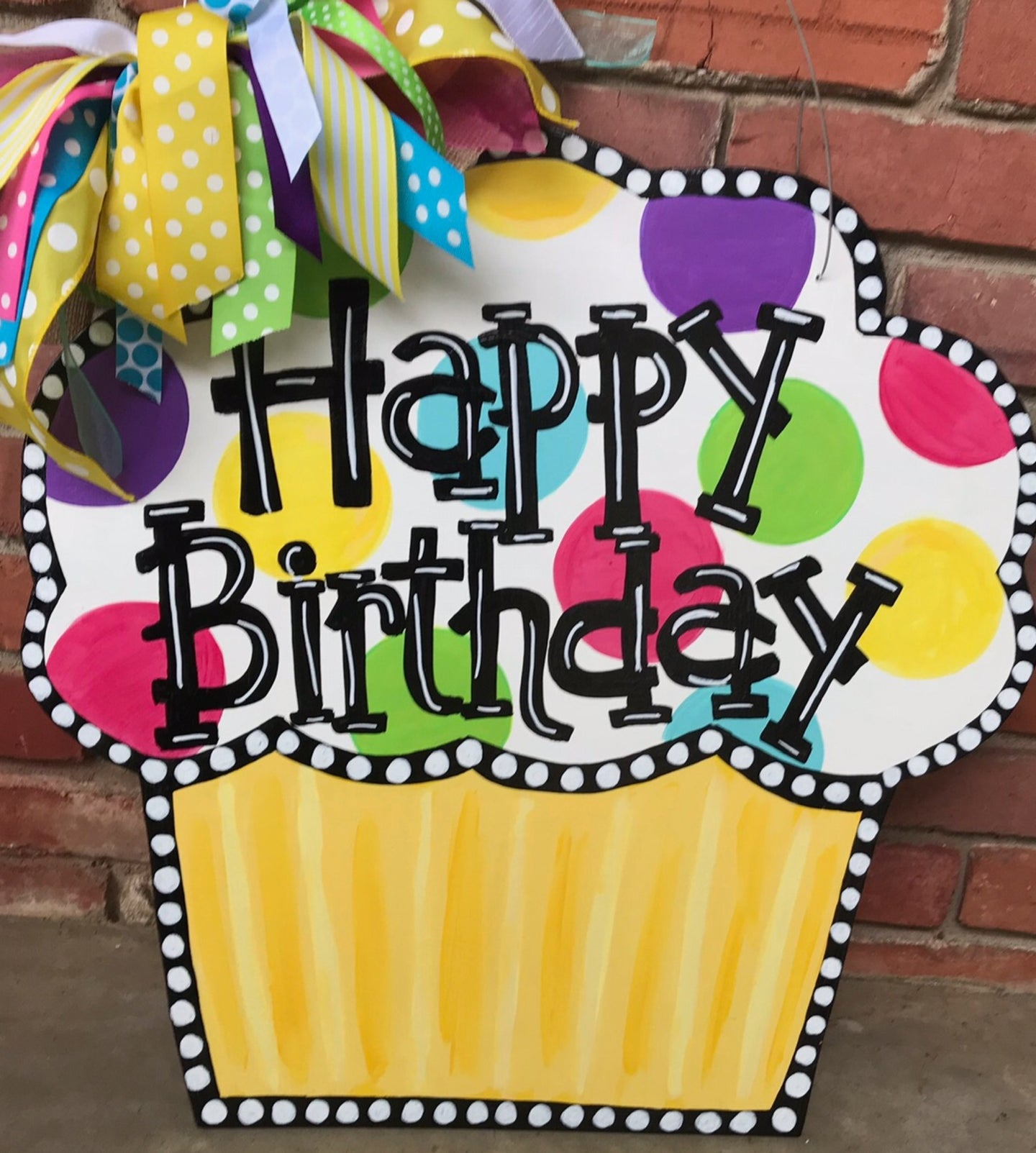 Cupcake Door Hanger