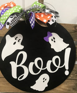 Ghost Boo Door Hanger