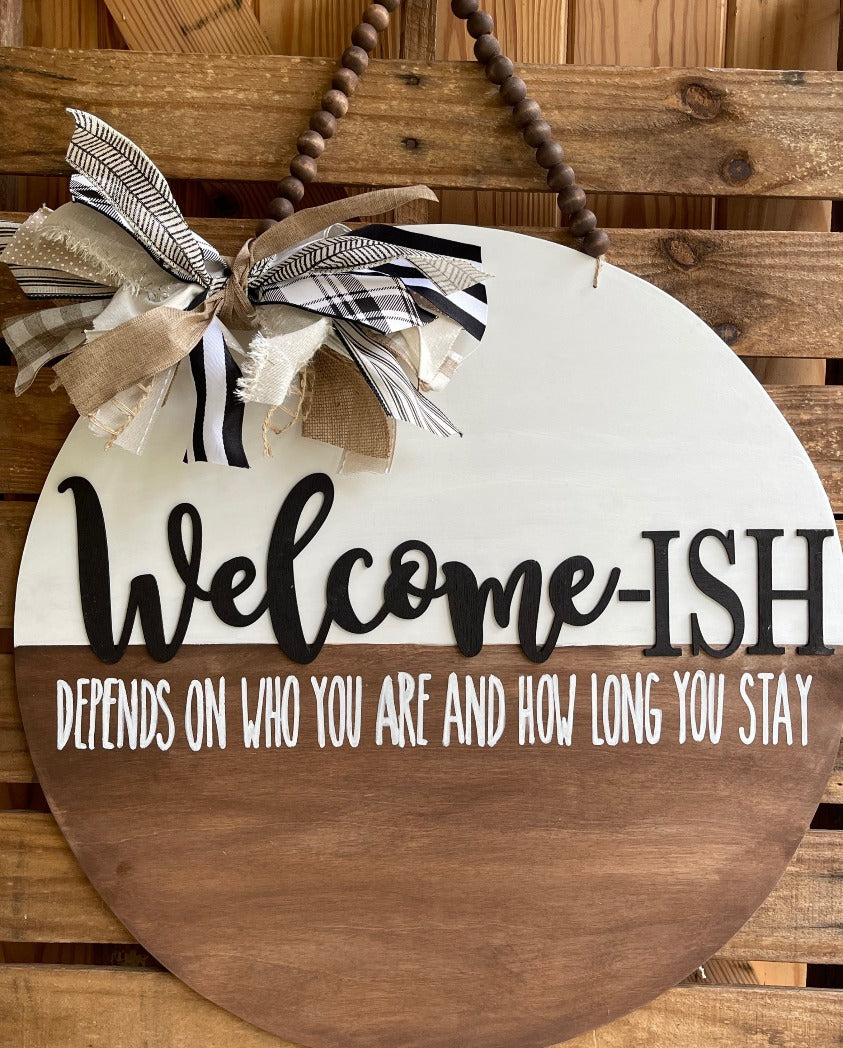 Welcome-ISH Door Hanger