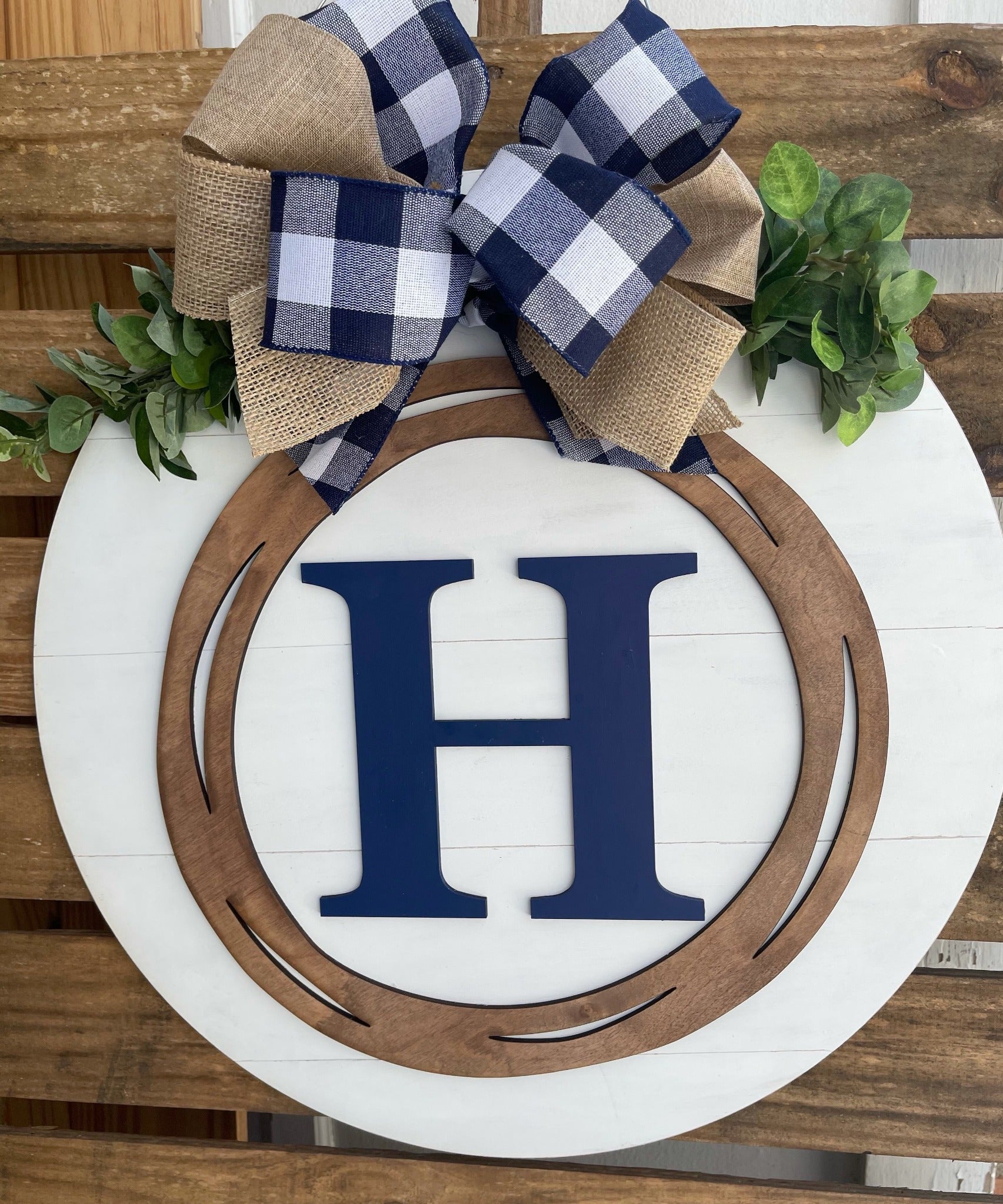 Shiplap Farmhouse Door Hanger - Main Image