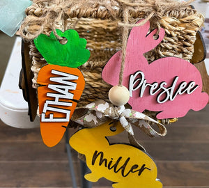 Personalized Easter Basket Tags