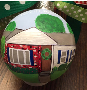 House Portrait Christmas Ornaments