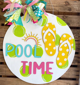 Summer Flip Flop Door Hanger