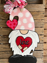 Load image into Gallery viewer, Gnome Valentine&#39;s Day Door Hanger