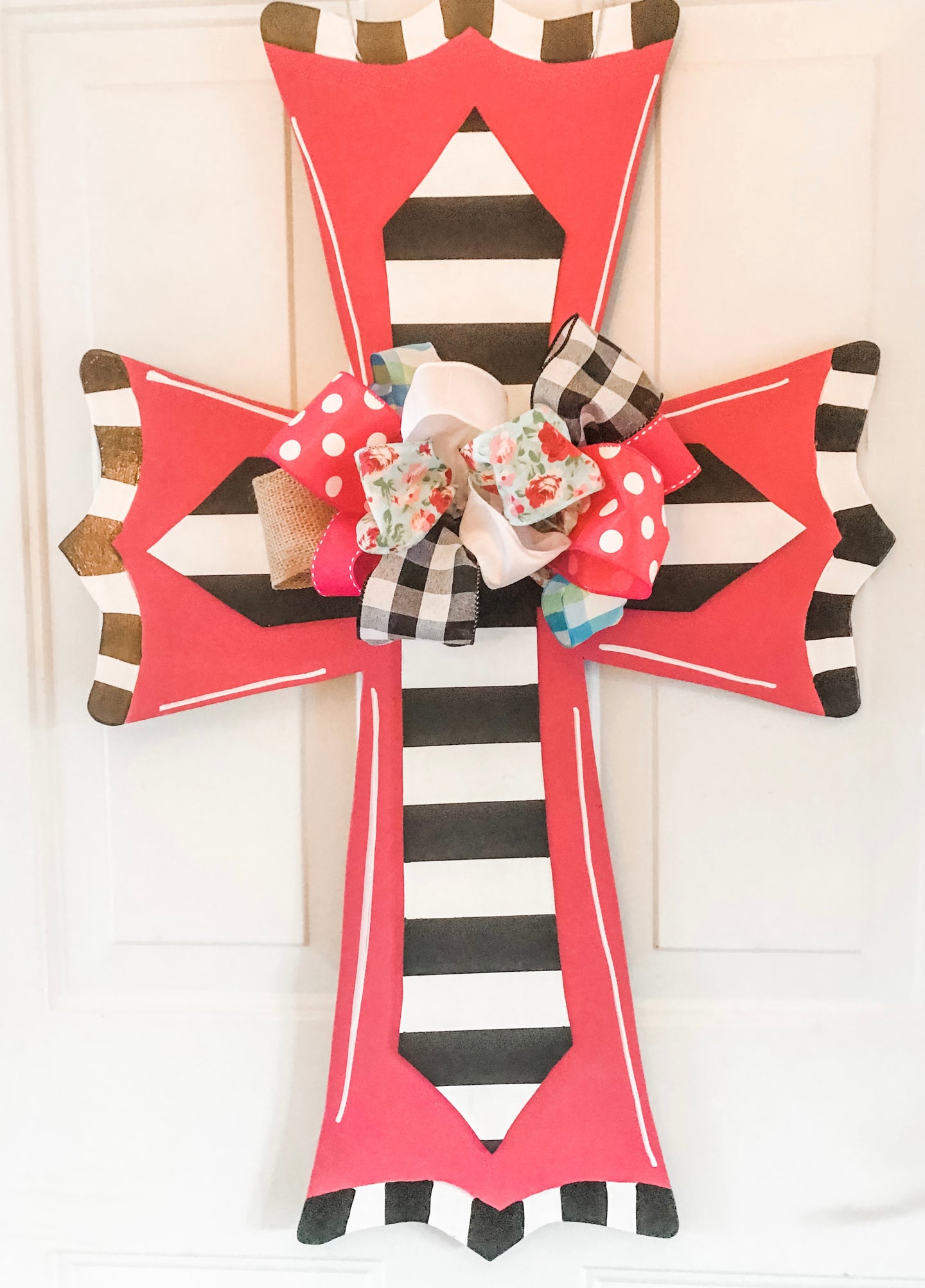 Stripe Cross Door Hanger