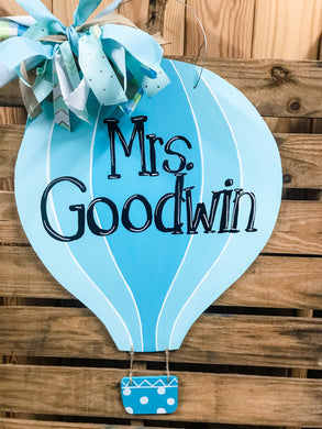 Hot Air Balloon Door Hanger