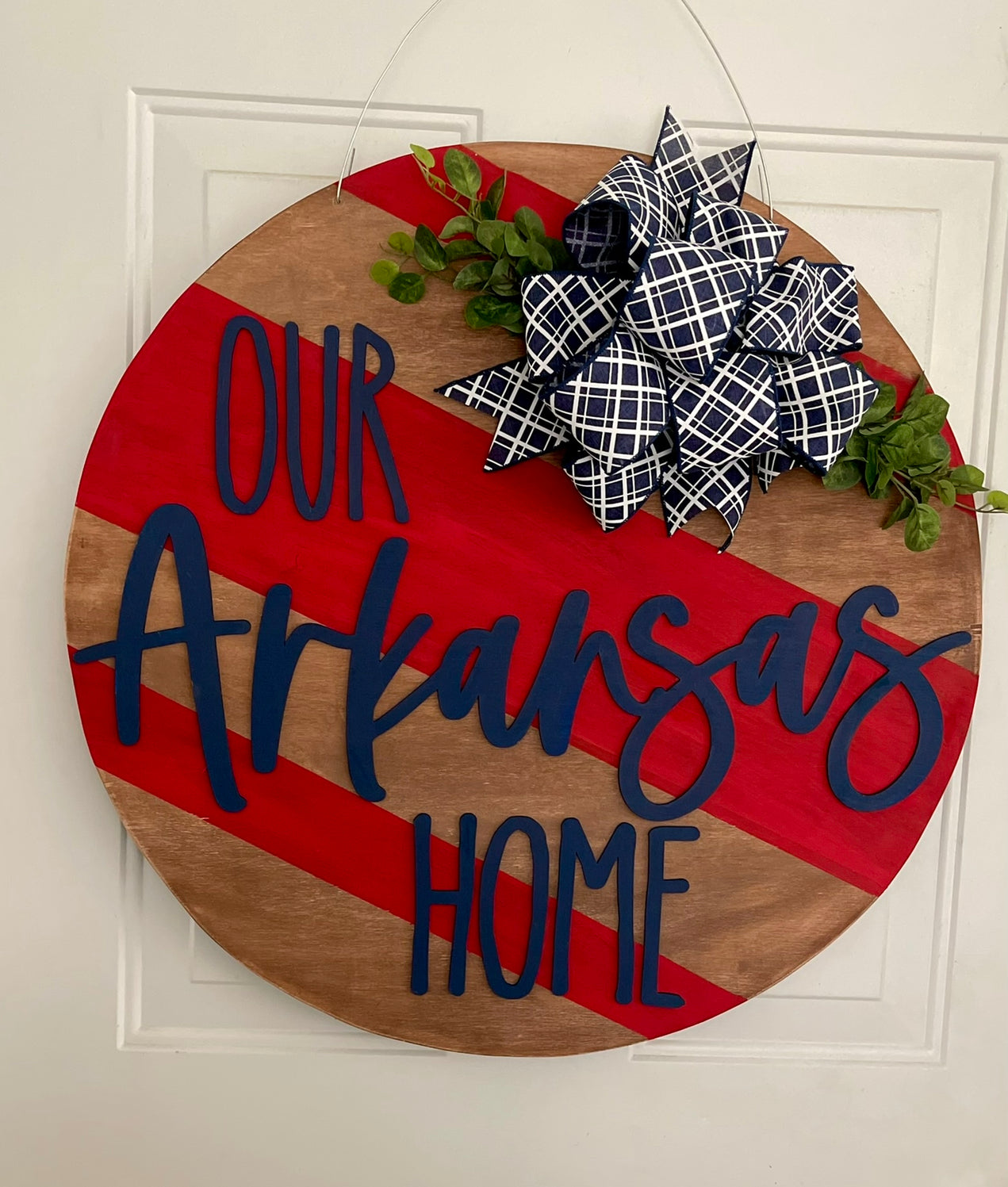 Our Arkansas Home Door Hanger