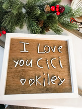 Load image into Gallery viewer, Hand Written Wooden Signs