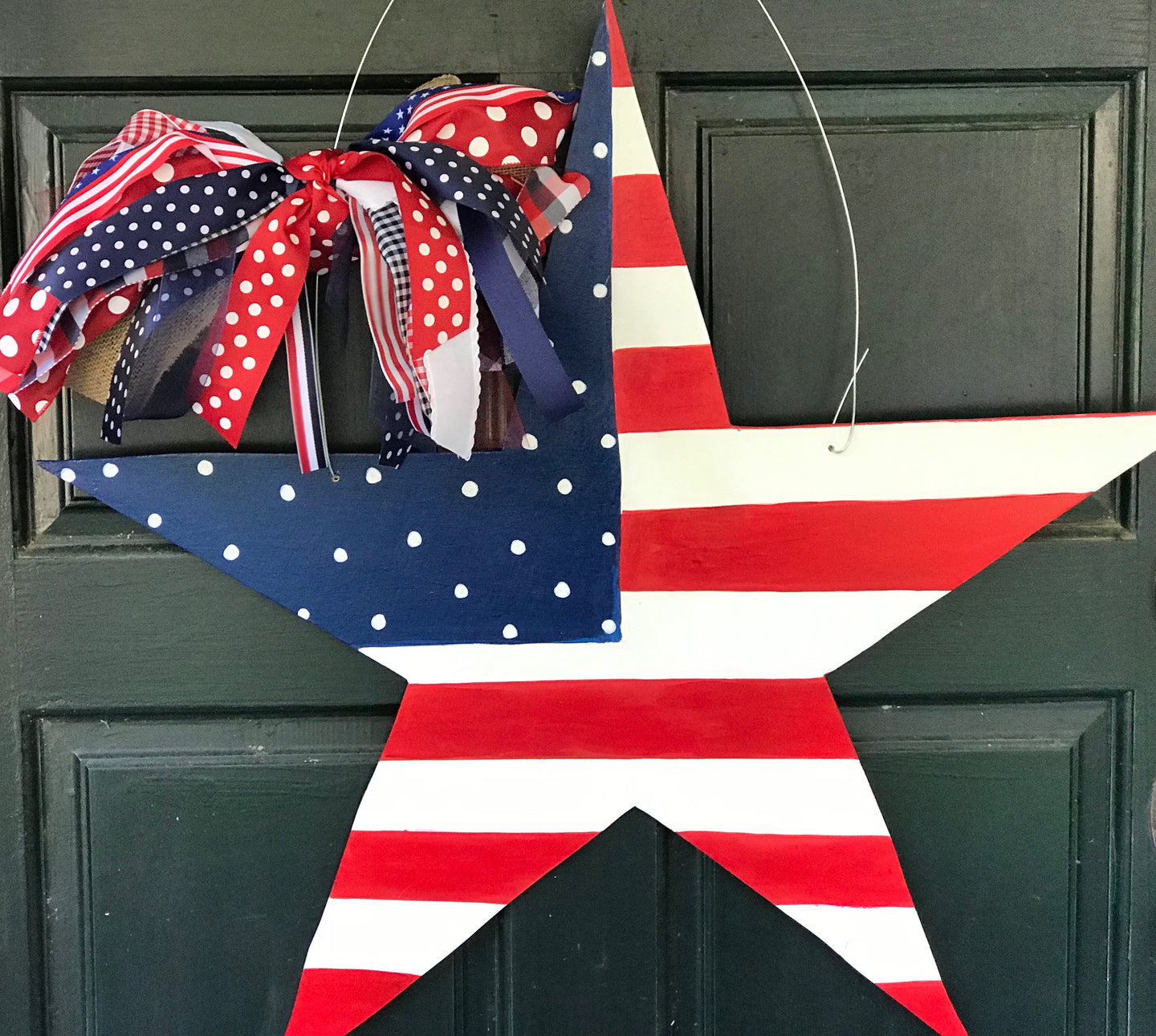 Patriotic Star Door Hanger