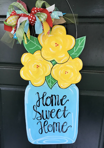 Mason Jar with Flowers