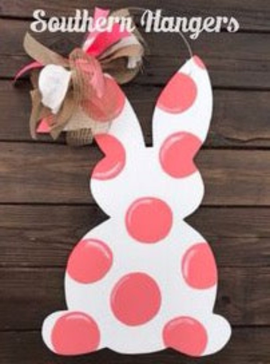 2.5 Peeking Bunny Ears Easter Wired Ribbon (10 yards)