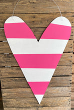 Load image into Gallery viewer, Long Striped Heart