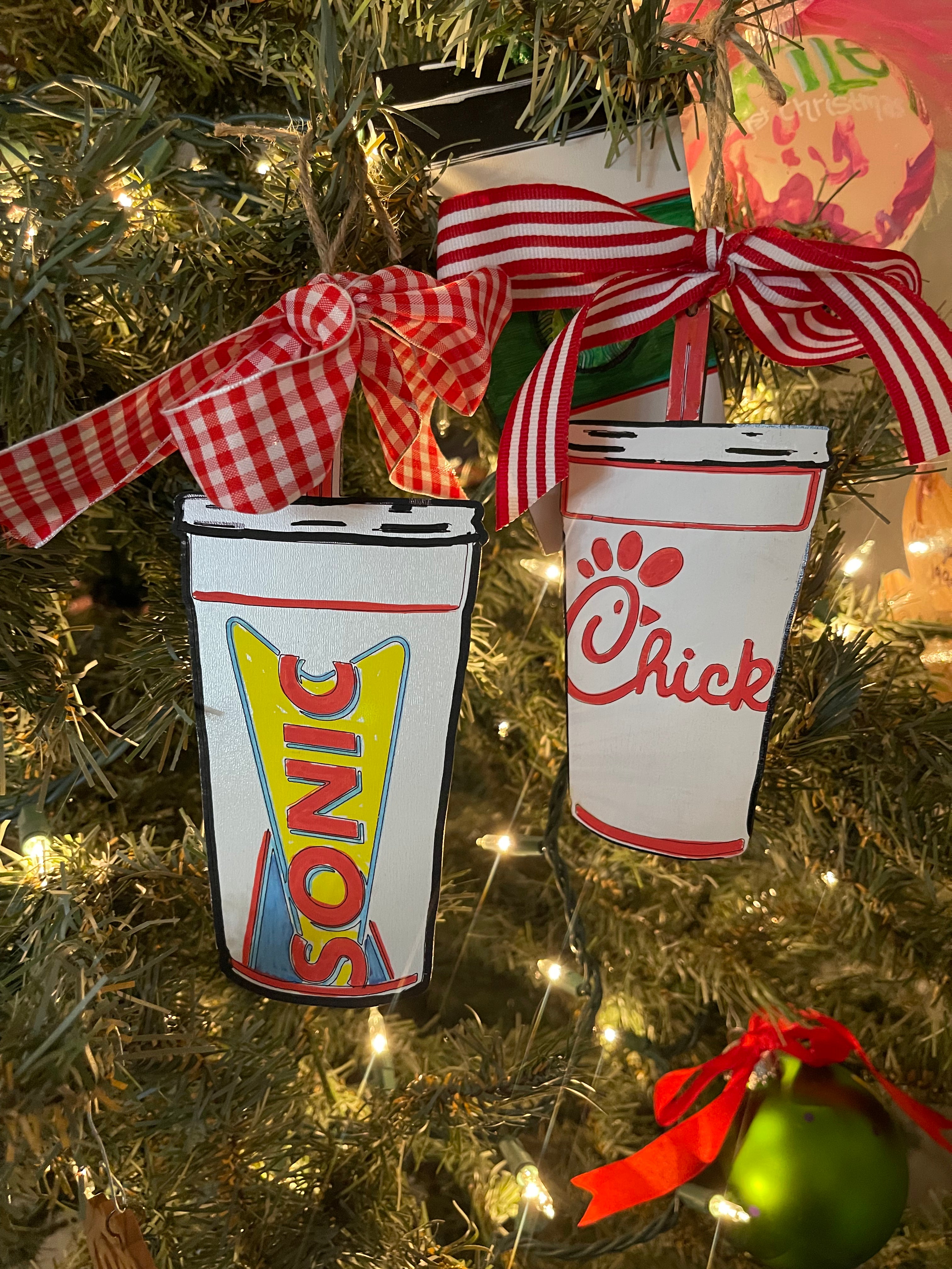 GIFT CARD HOLDER &/or ornaments with Fast Food ,Sonic, and more!