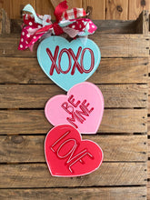 Load image into Gallery viewer, Conversation Hearts Door Hanger