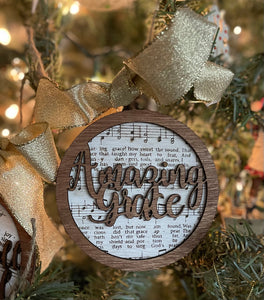 Christmas Ornaments With Hymns