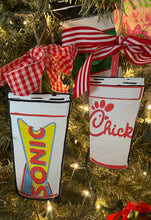 Load image into Gallery viewer, GIFT CARD HOLDER &amp;/or ornaments with Fast Food ,Sonic, and more!