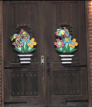 Load image into Gallery viewer, Funky Flowers Door Hanger