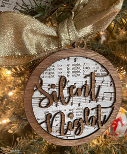 Christmas Ornaments With Hymns