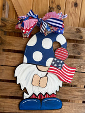 Load image into Gallery viewer, Patriotic Gnome Door Hanger
